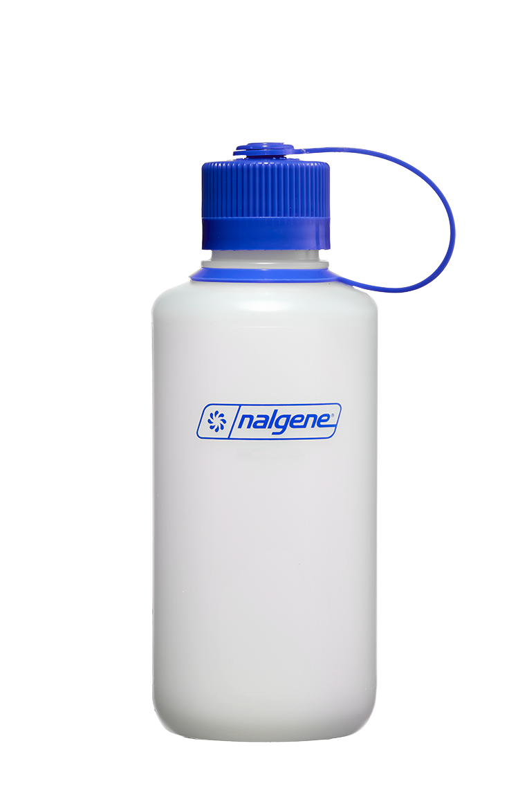 Flaska 0,5 l NM HDPE med blå kork