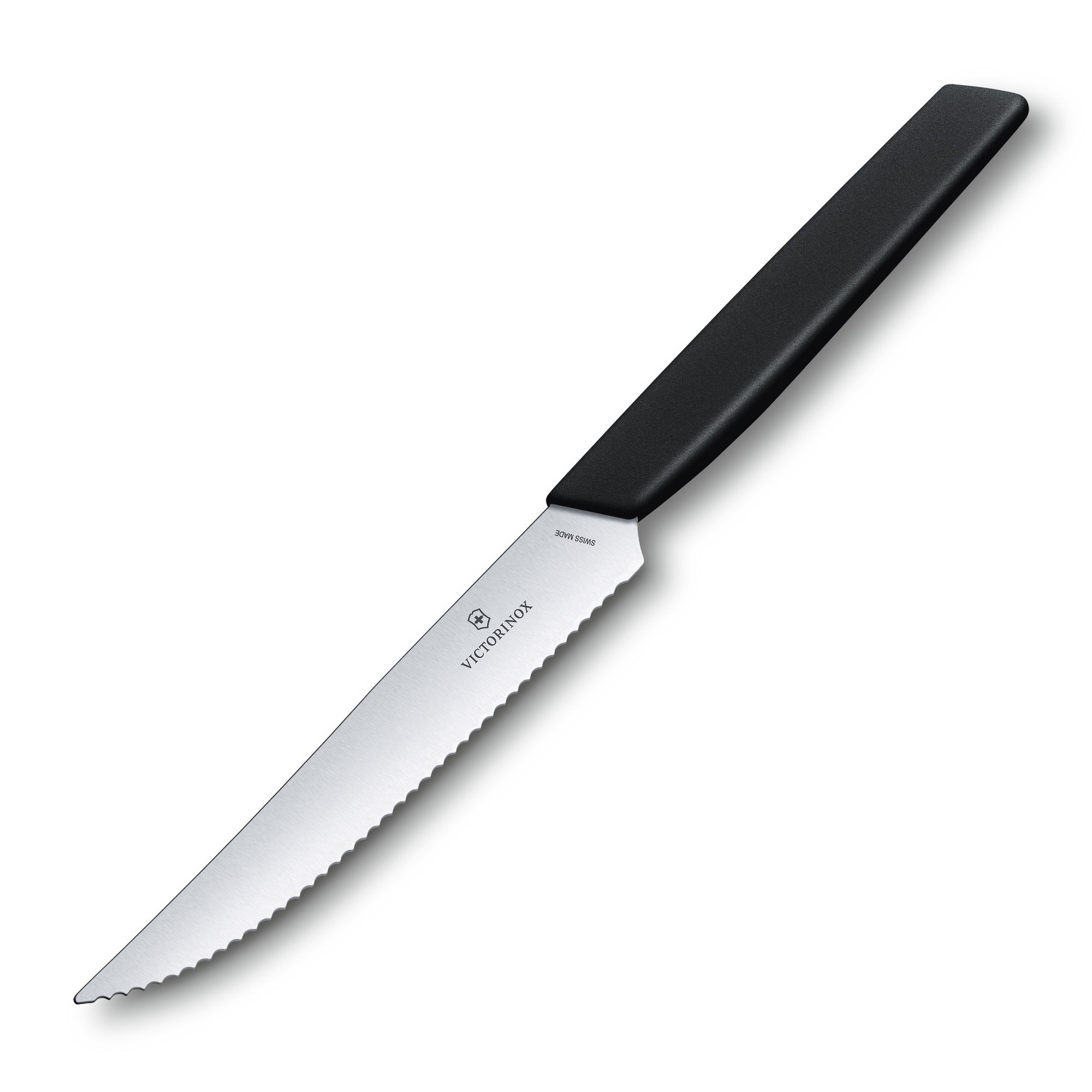 Swiss Modern Steak- and Pizza Knife,wavy edge,