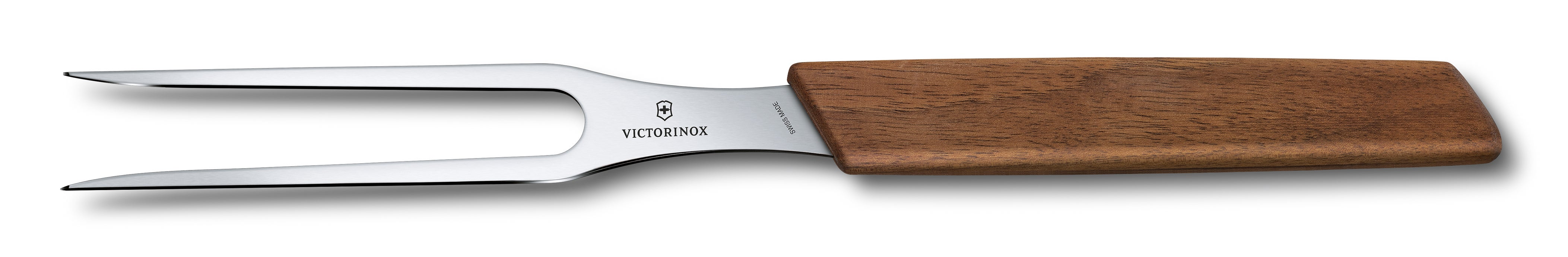 Swiss Modern Carving Fork 15 cm walnut wood gift