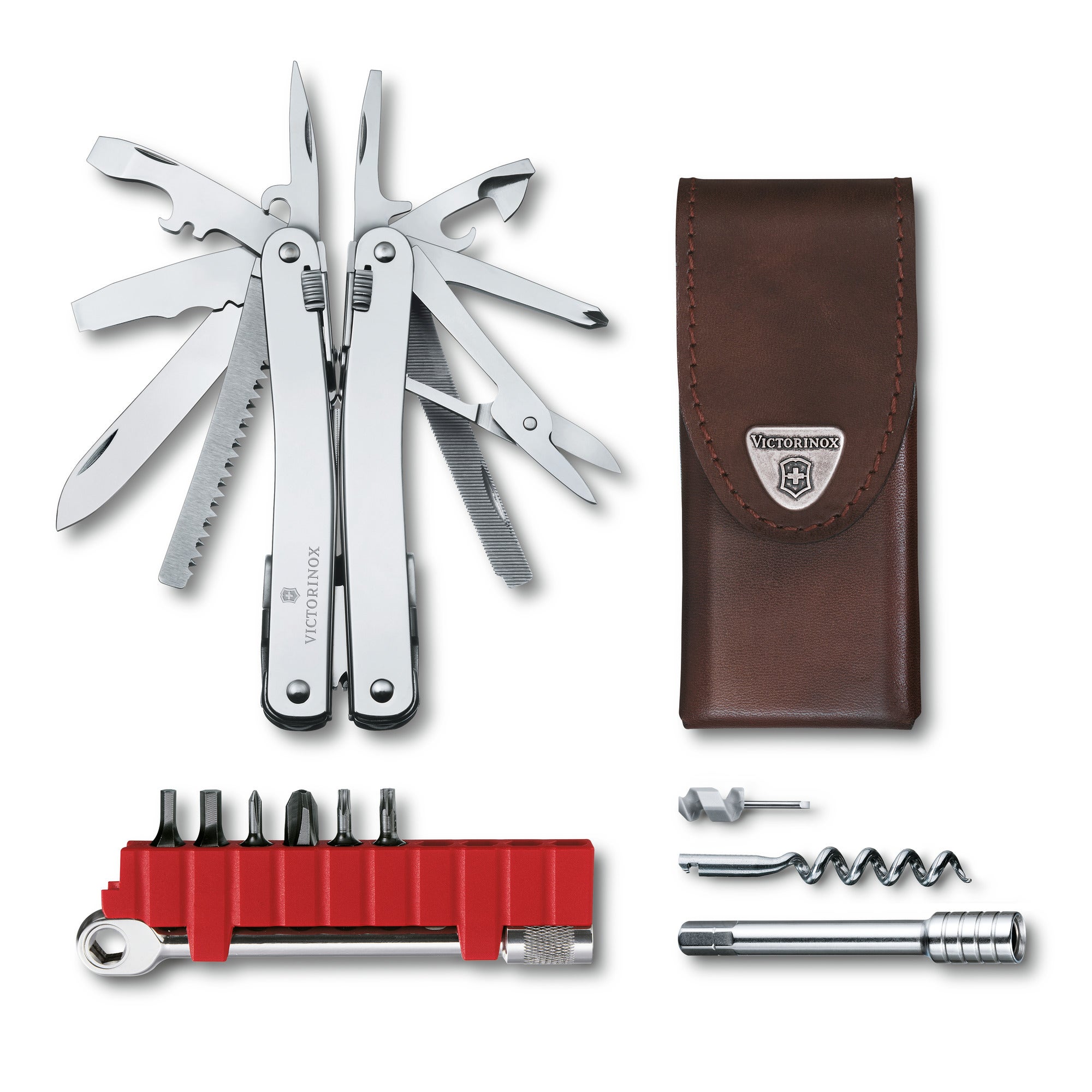 Swiss Tool Spirit X Plus Ratchet Leather Pouch