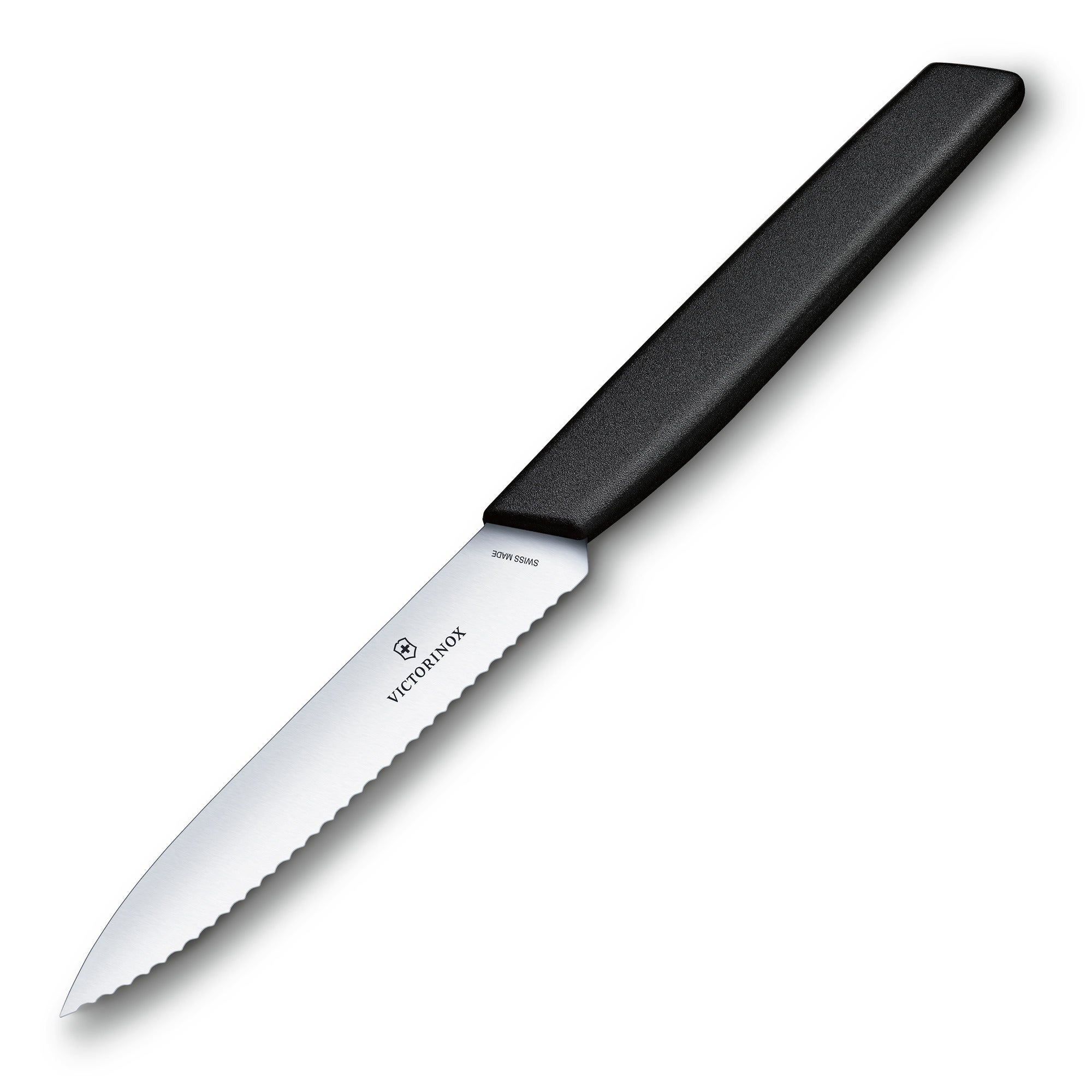 Paring knife wavy 10cm Black