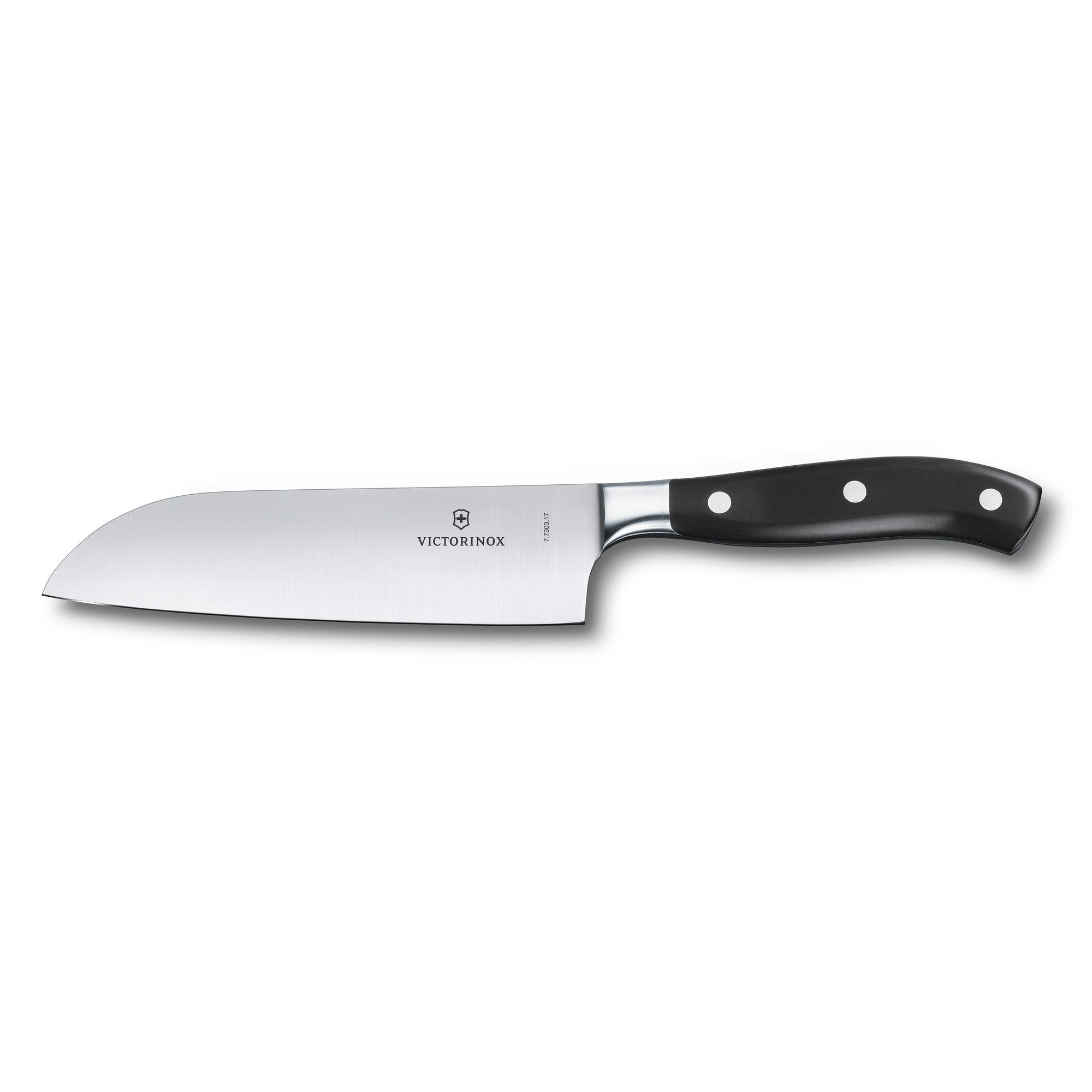 Santoku kniv, smidd, 17 cm i presentask, Grand