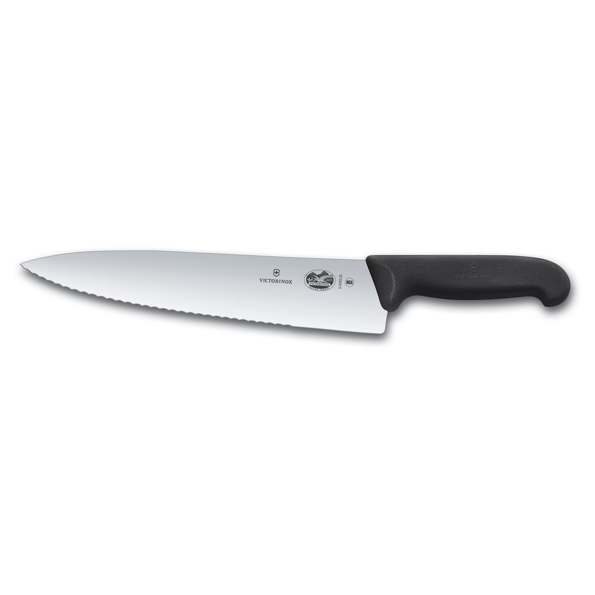 Kockkniv, vågtandad, 25 cm,