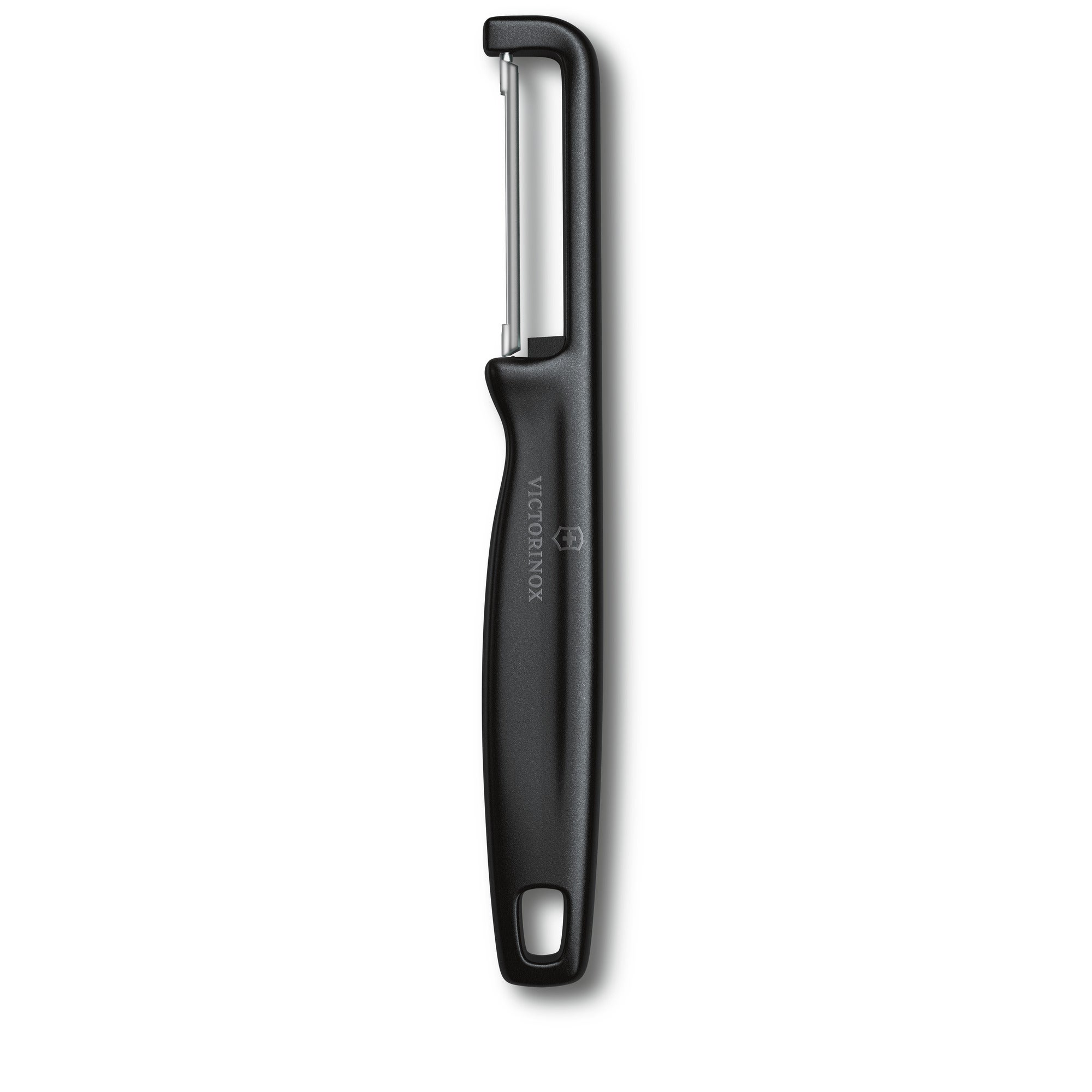 Iota Peeler, straight, double-edge, black