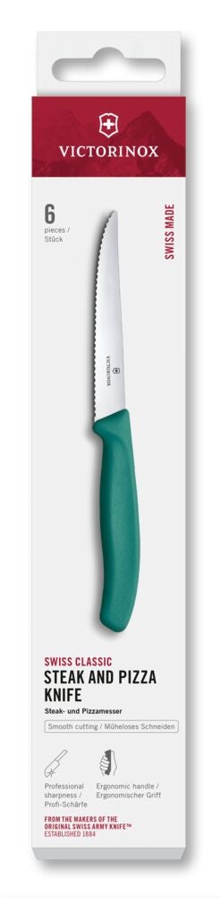Swiss Classic, steak & pizza knife, 6pcs, 11cm, wa