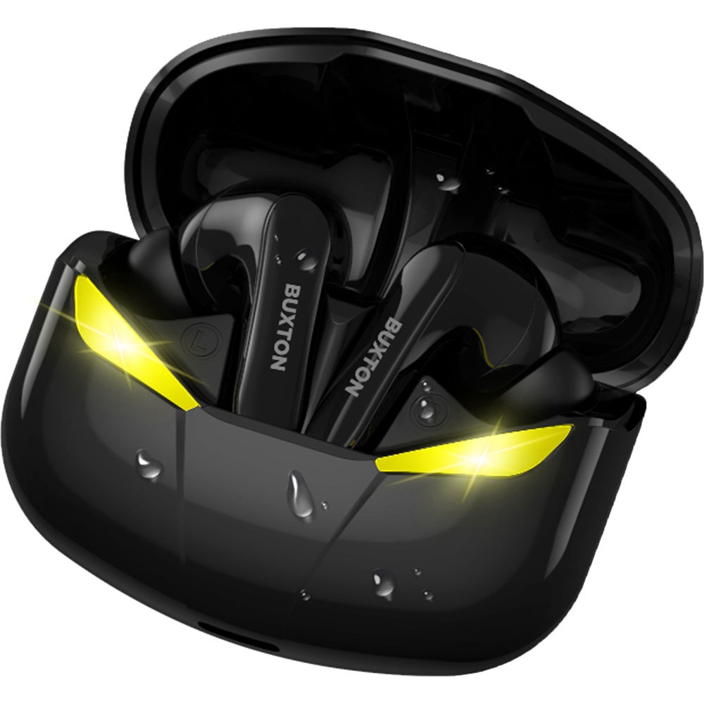 BUXTON True Wireless Spelhörlurar IPX4 Svarta