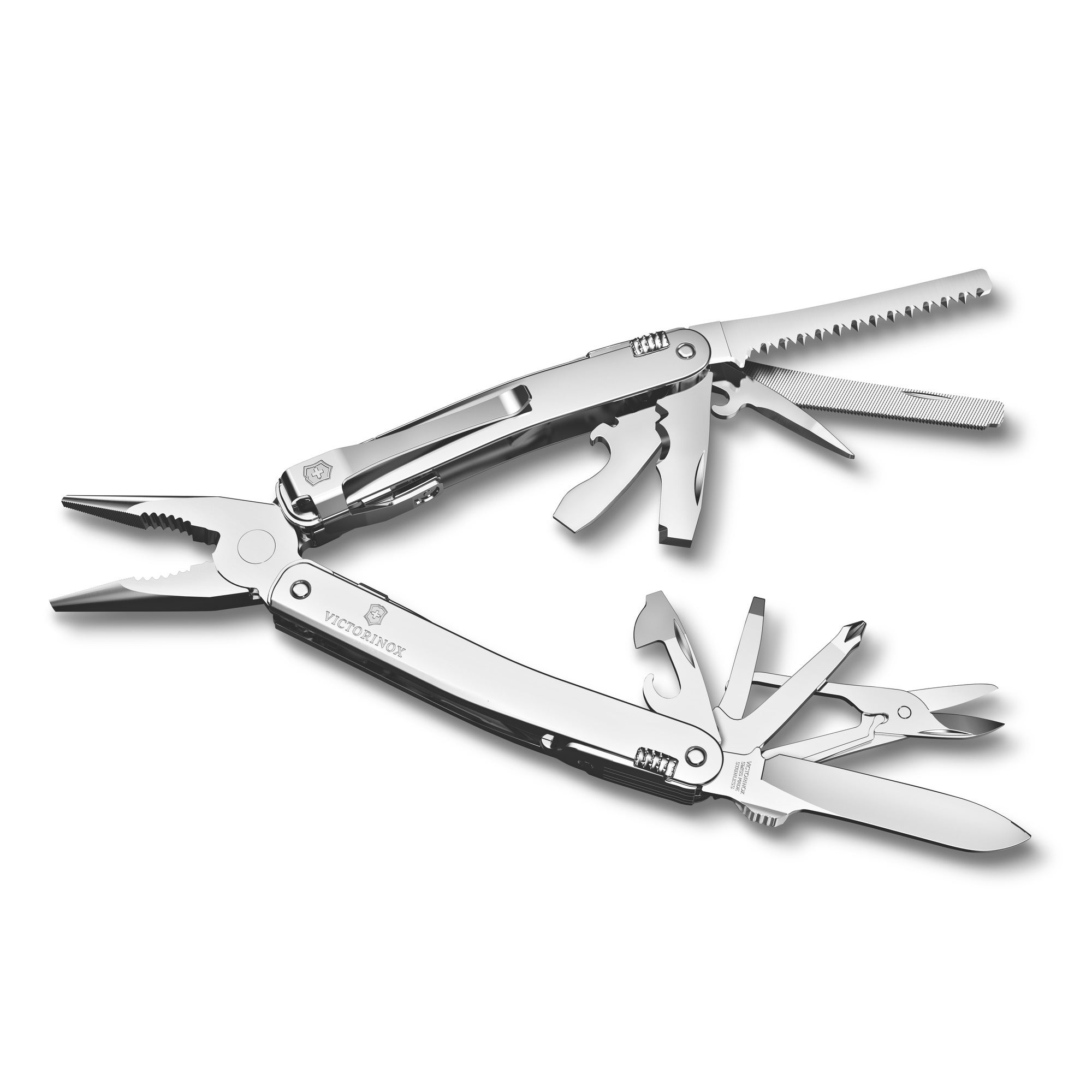 Swiss Tool Spirit MX Clip, Silver, Blister