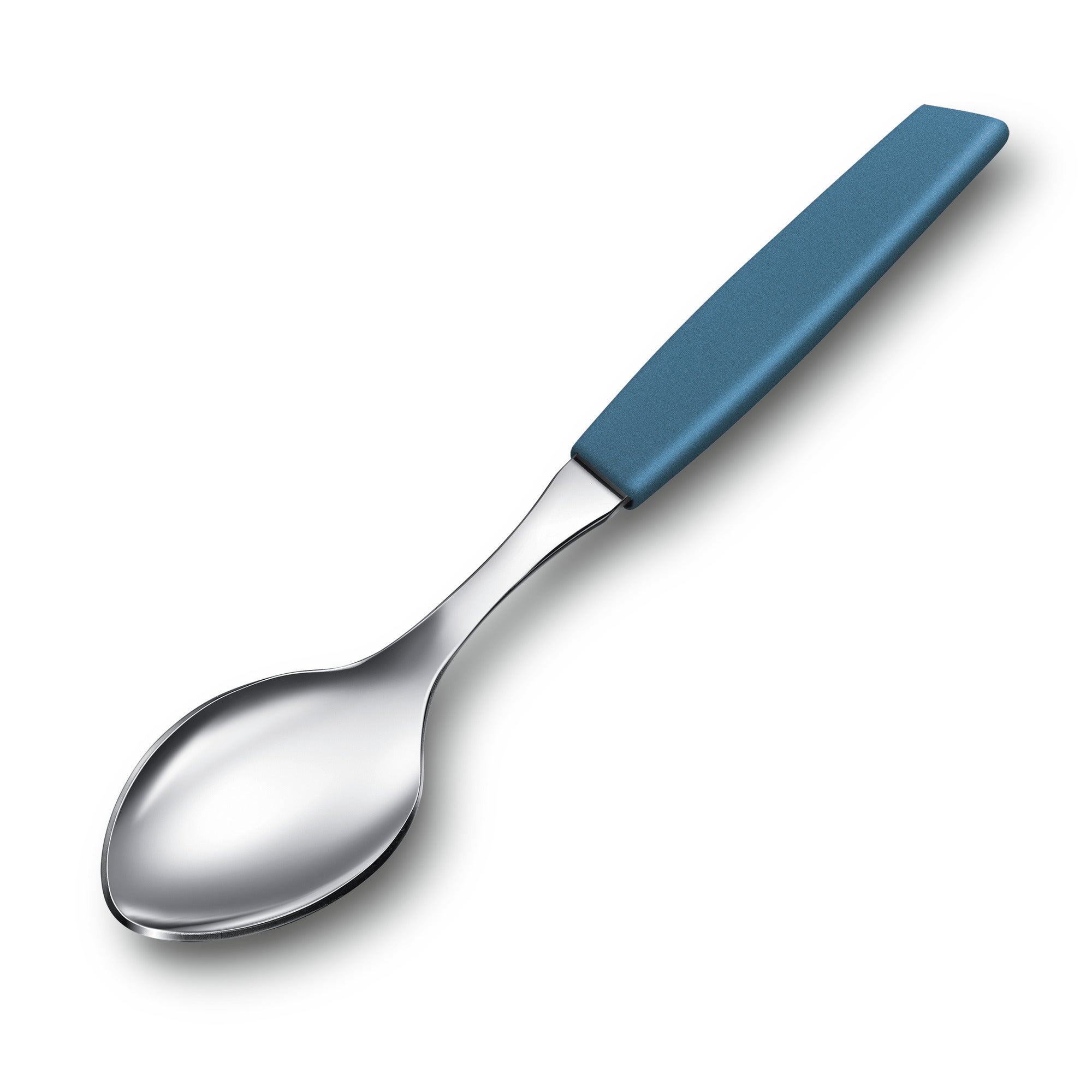 Swiss Modern Tea Spoon, cornflower-blue 6-pack