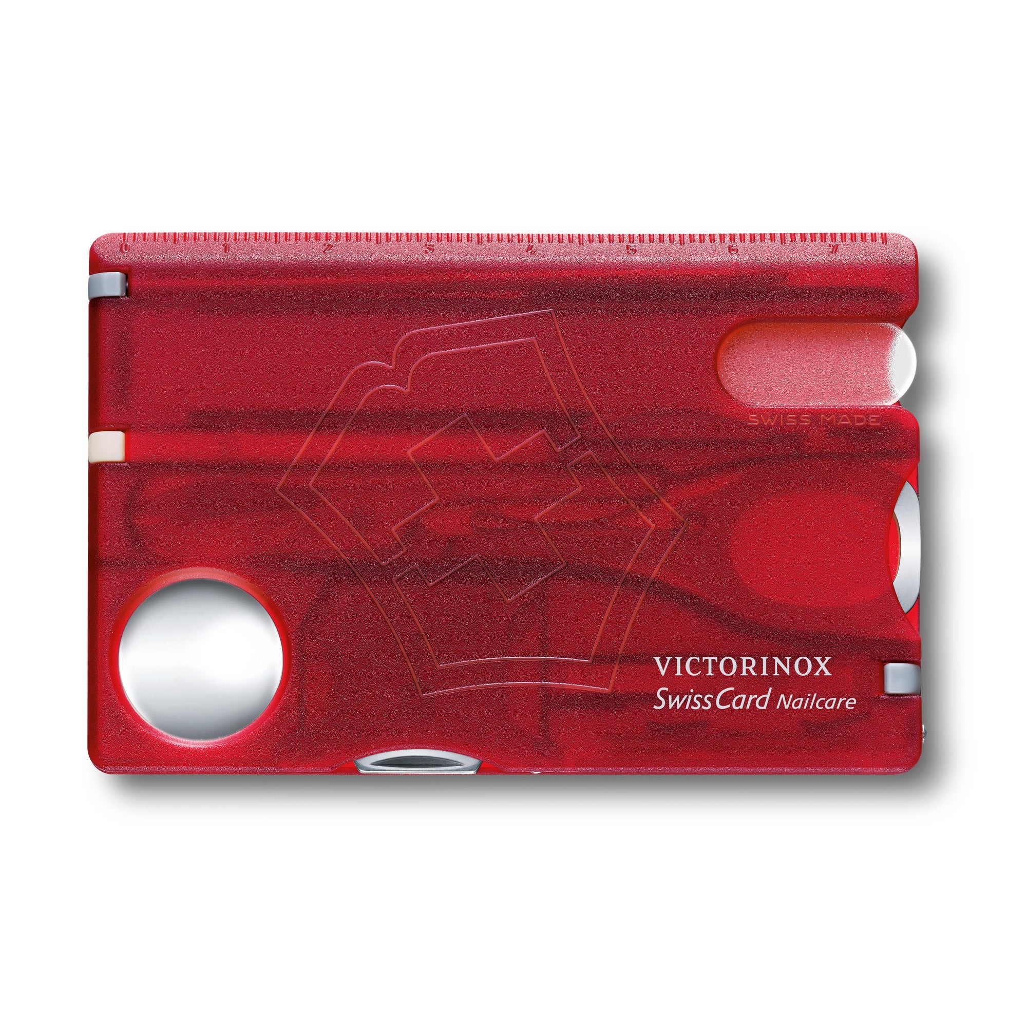SwissCard Nailcare röd transparent