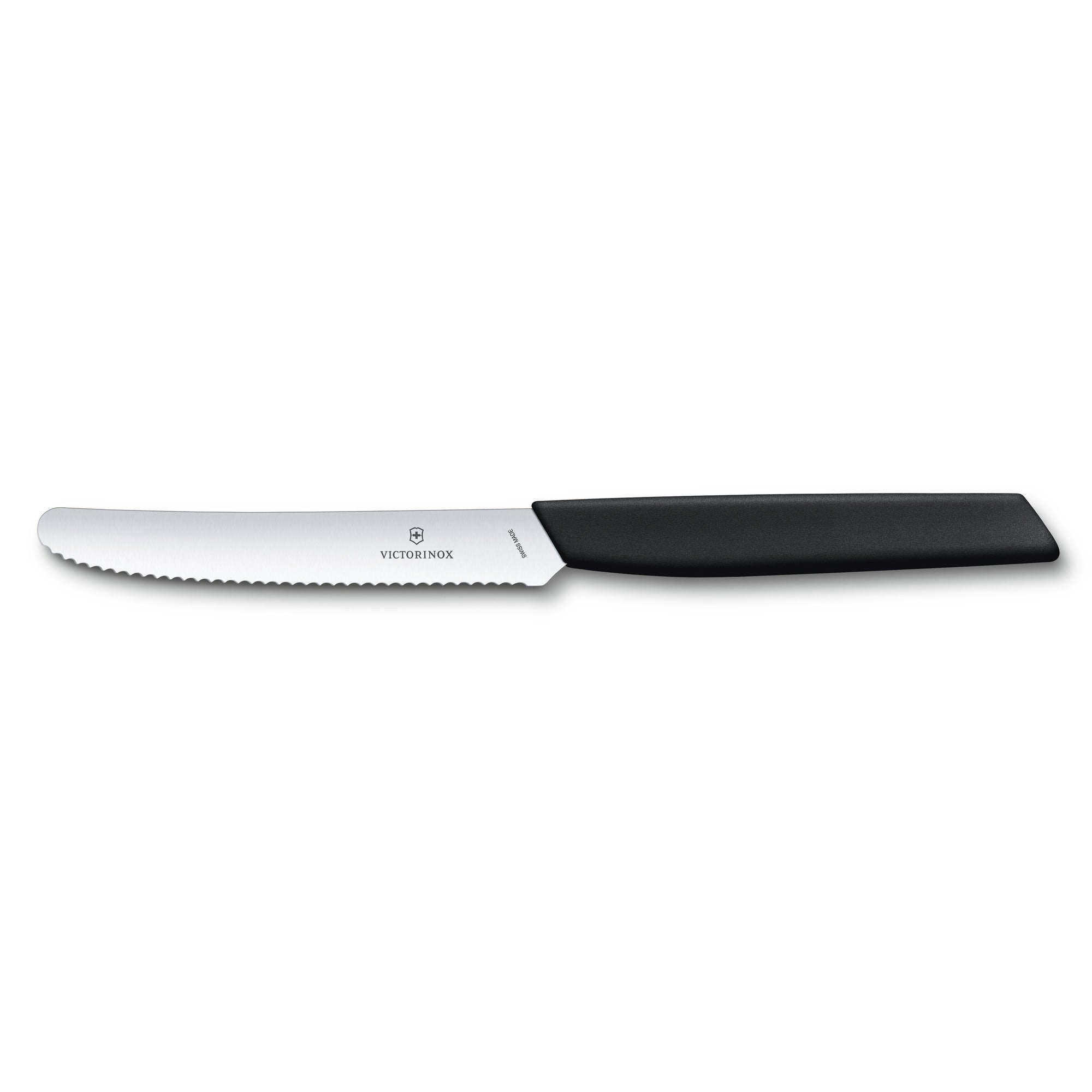 Swiss Modern Tomato- and Table Knife, wavy edge,