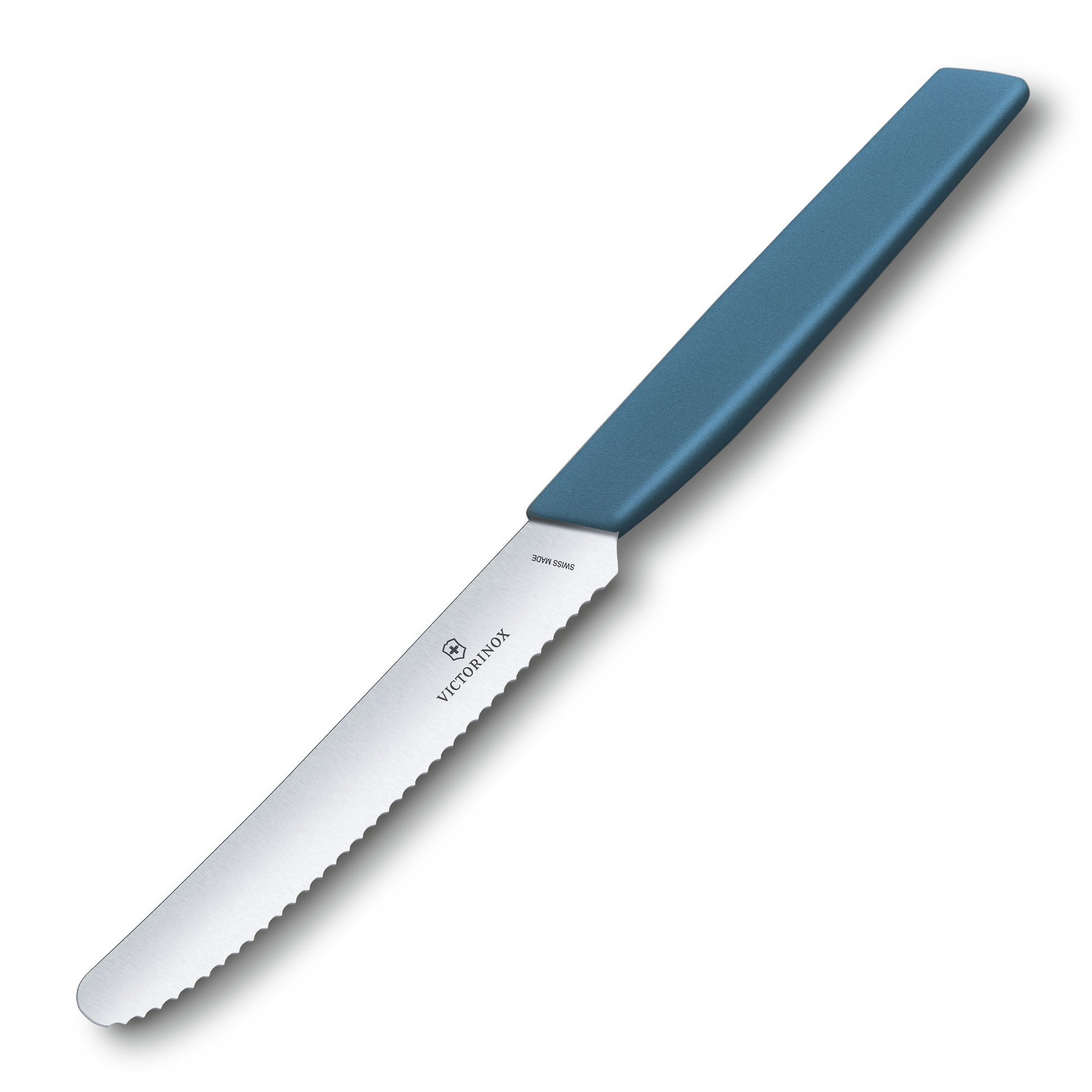 Swiss Modern Tomato-and Table Knife, wavy edge,