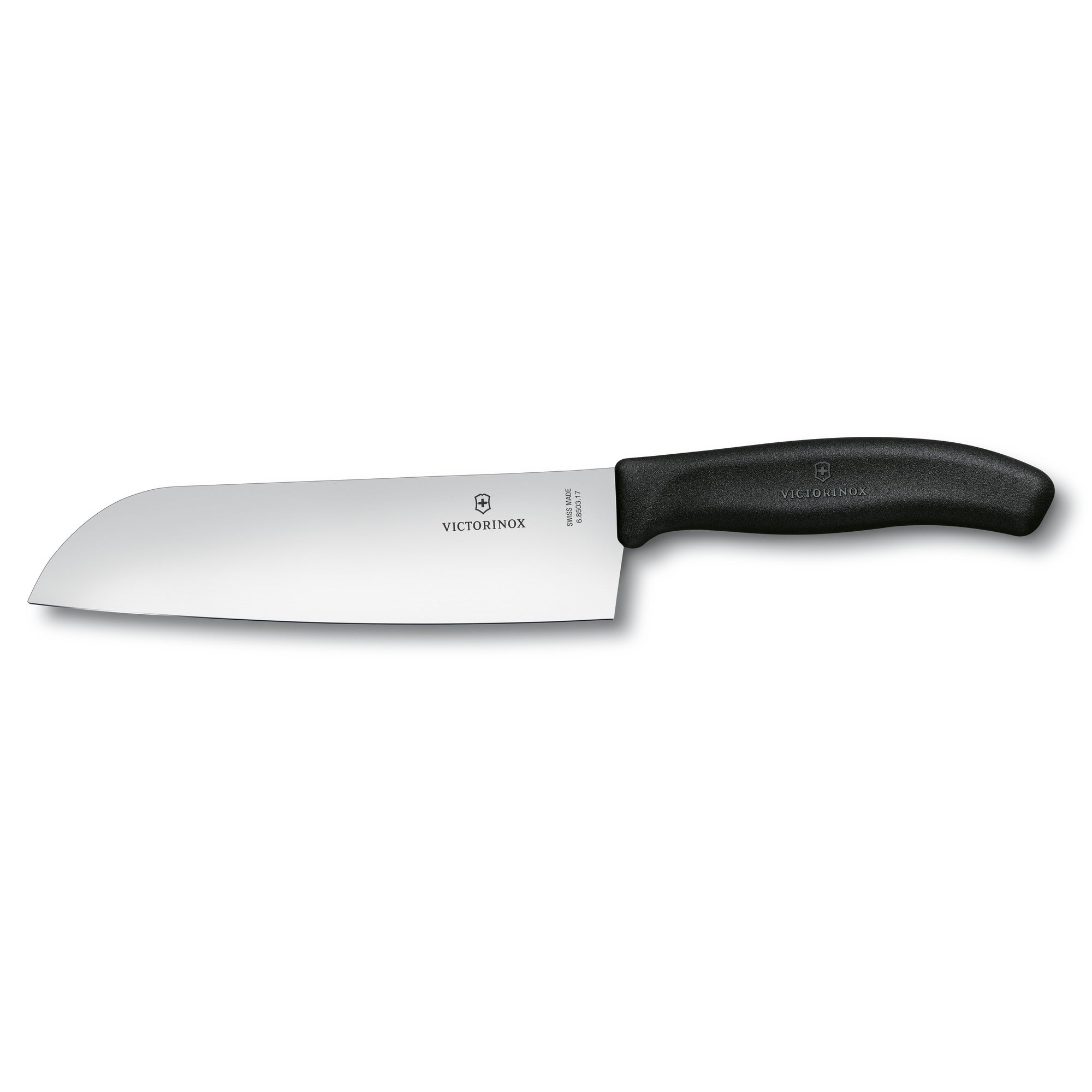 Santoku kniv 17cm, svart, SwissClassic