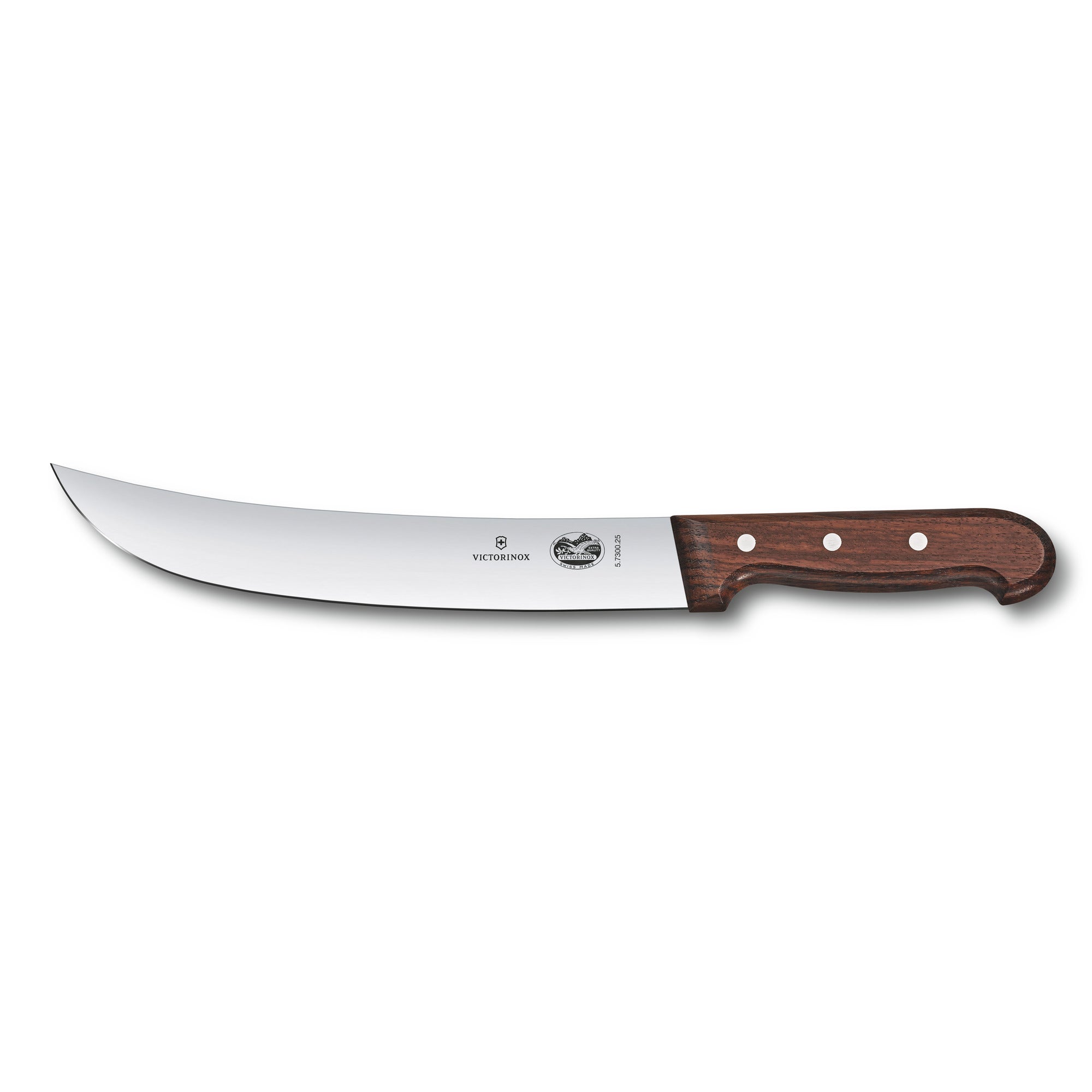 Cimeter Steak Knife, brettsvängt blad, trähandtag
