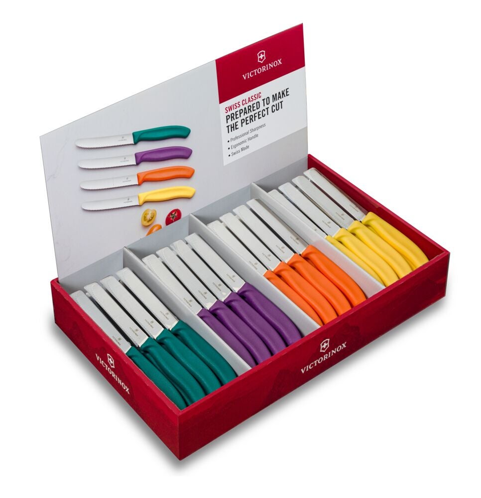 Swiss Classic, display tomato knife , 80pcs, multi
