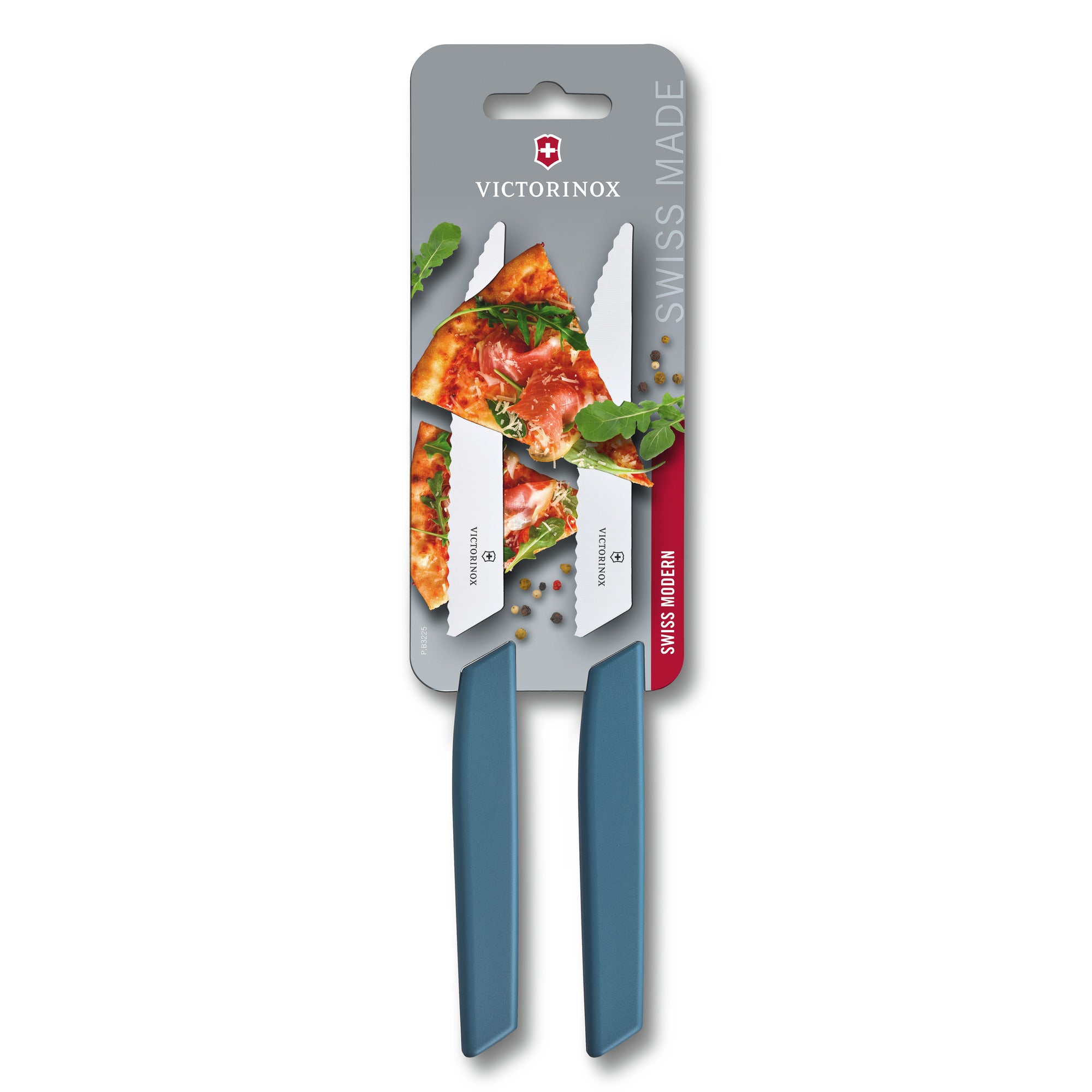 Swiss Modern Steak-and Pizza Knife, blue,