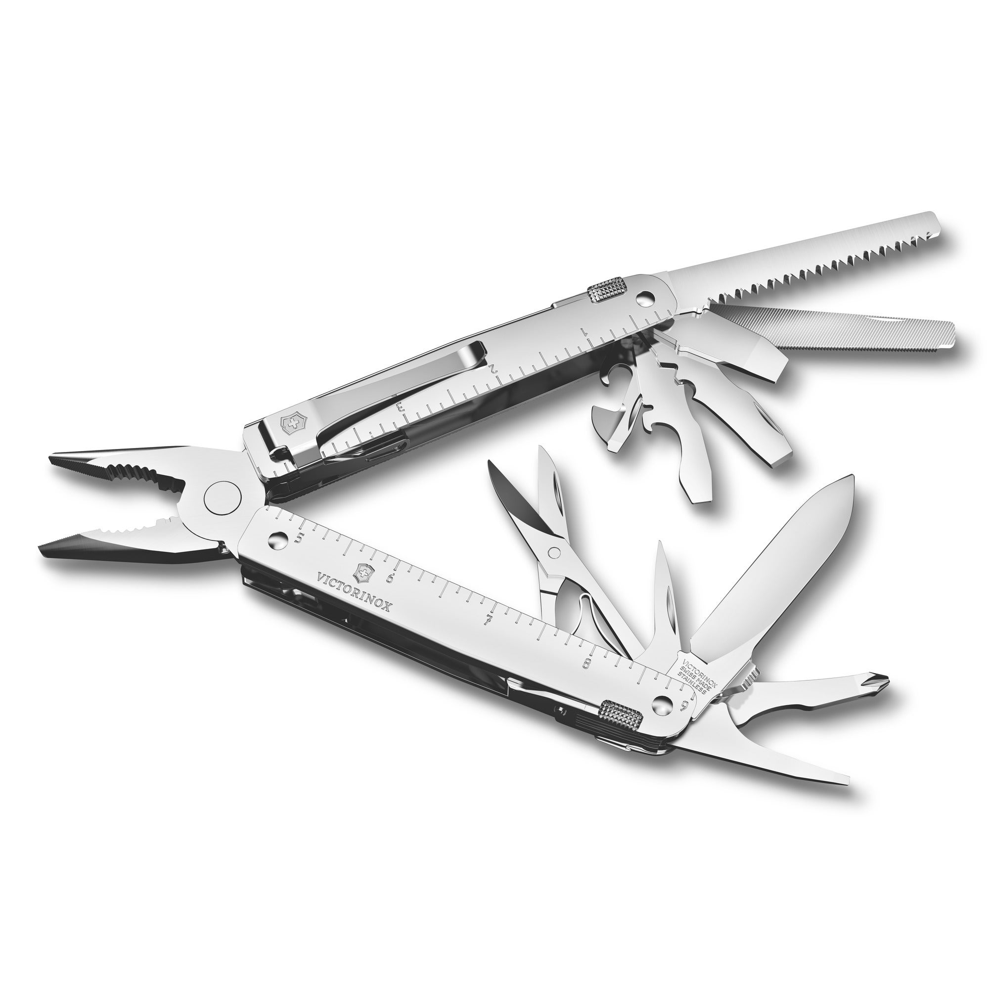 Swiss Tool MXBS Clip, silver, blister
