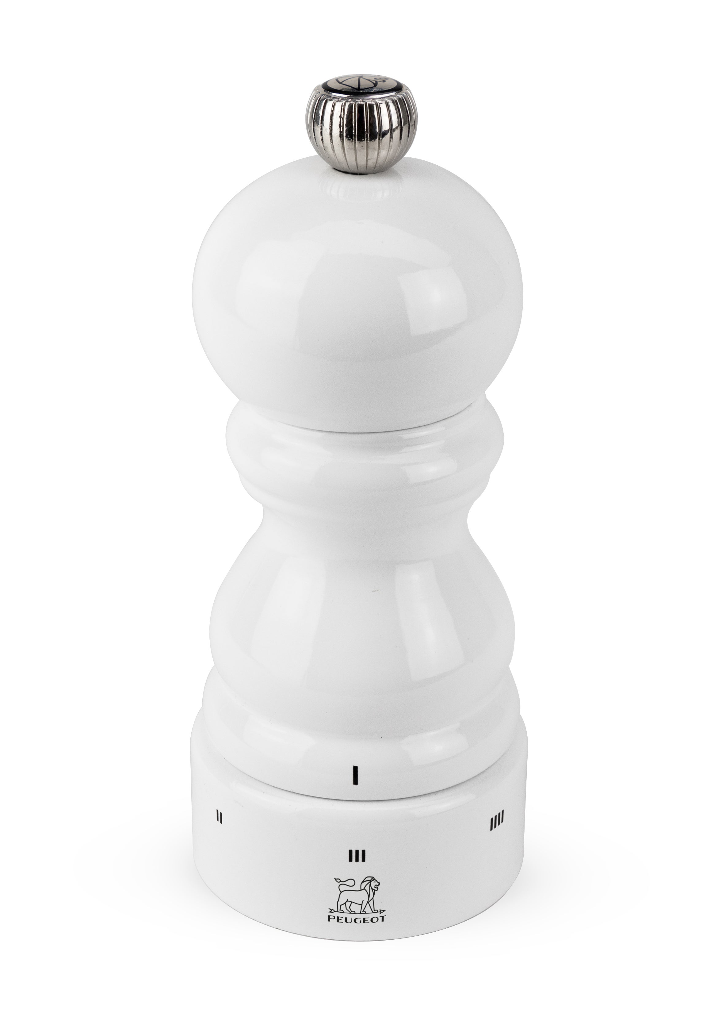 Paris u'Select Pepper Mill Laquered White 12 cm