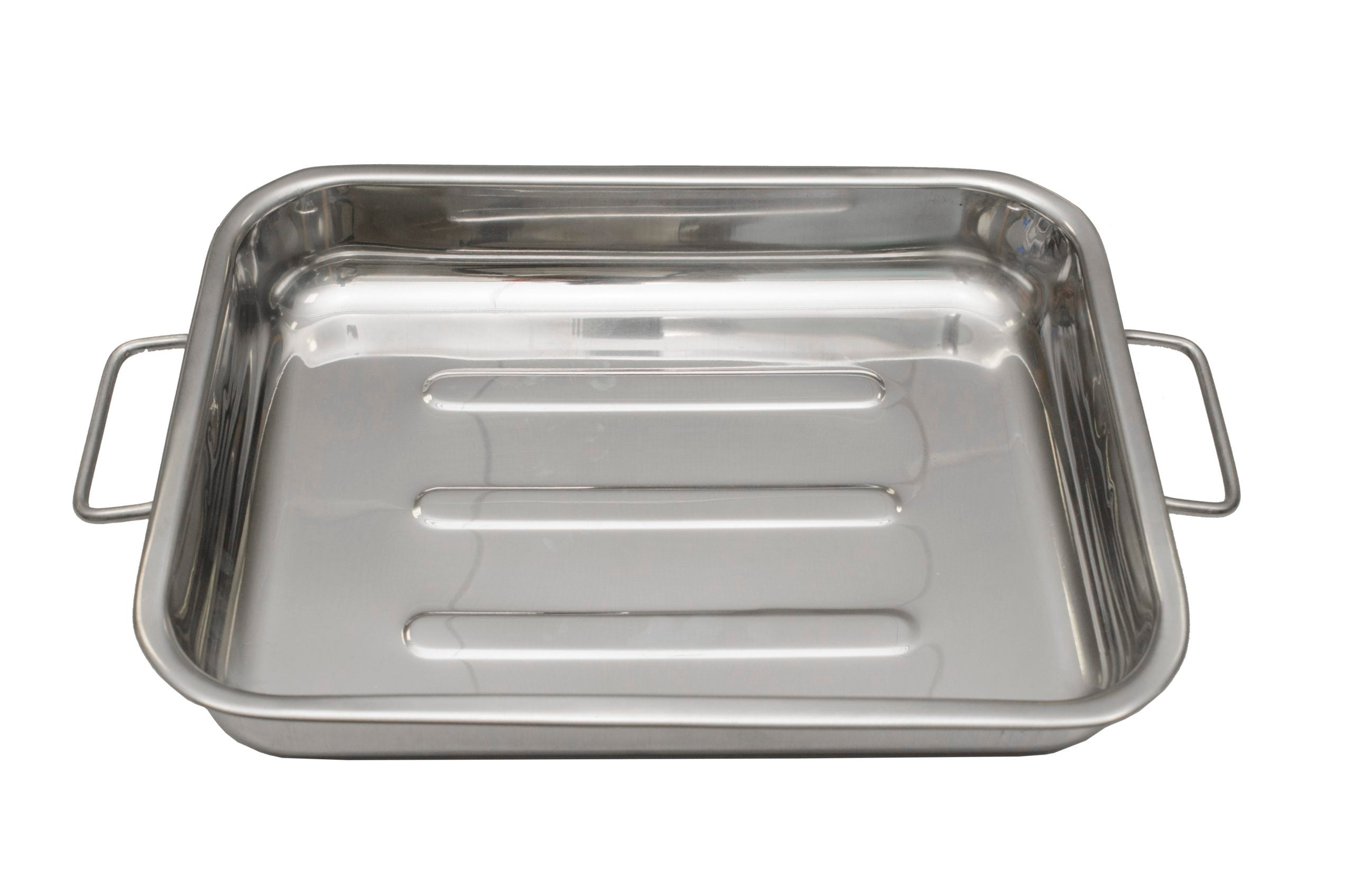 Stainless steel roaster 30x24 cm