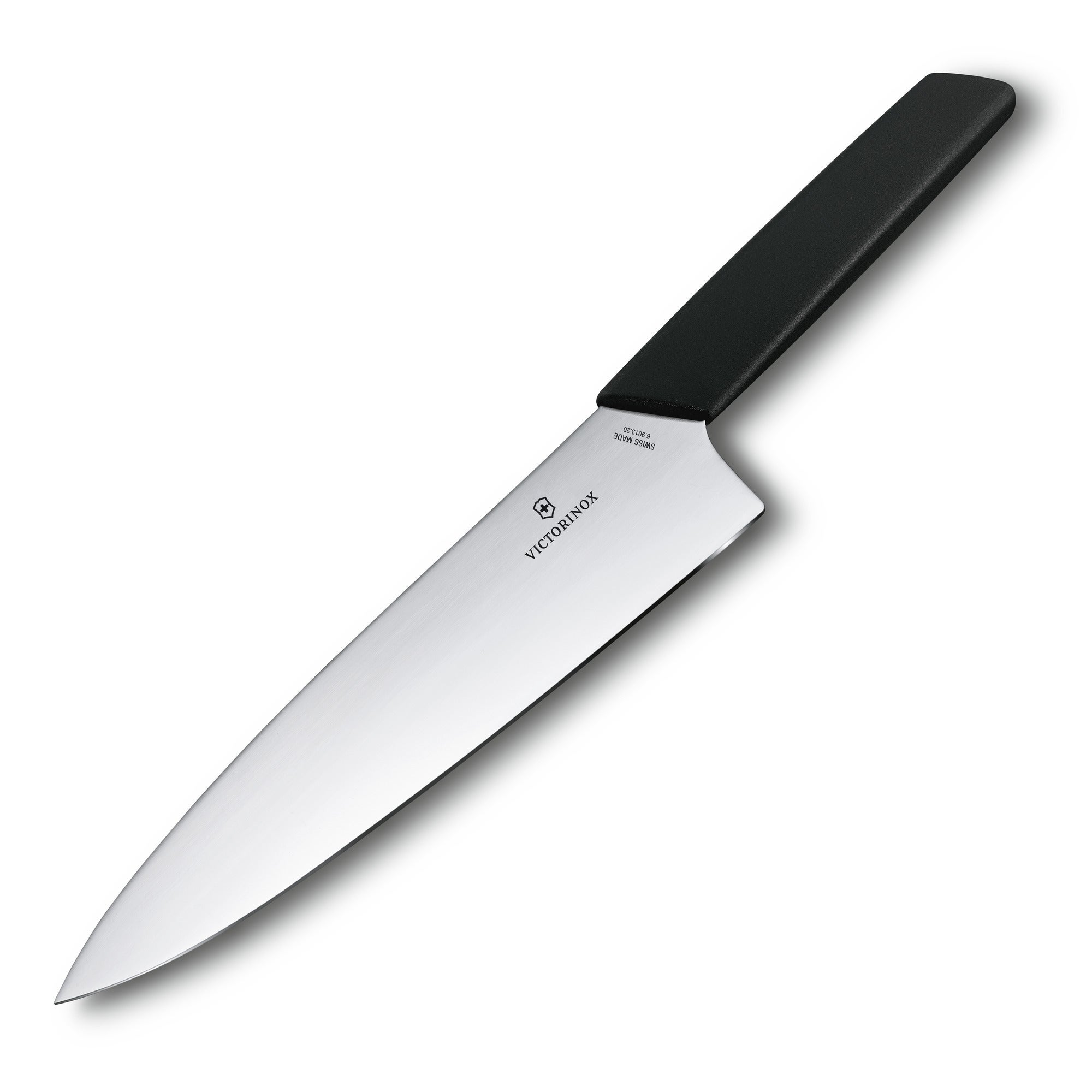 Carving Knife, extra wide blade, 20 cm black