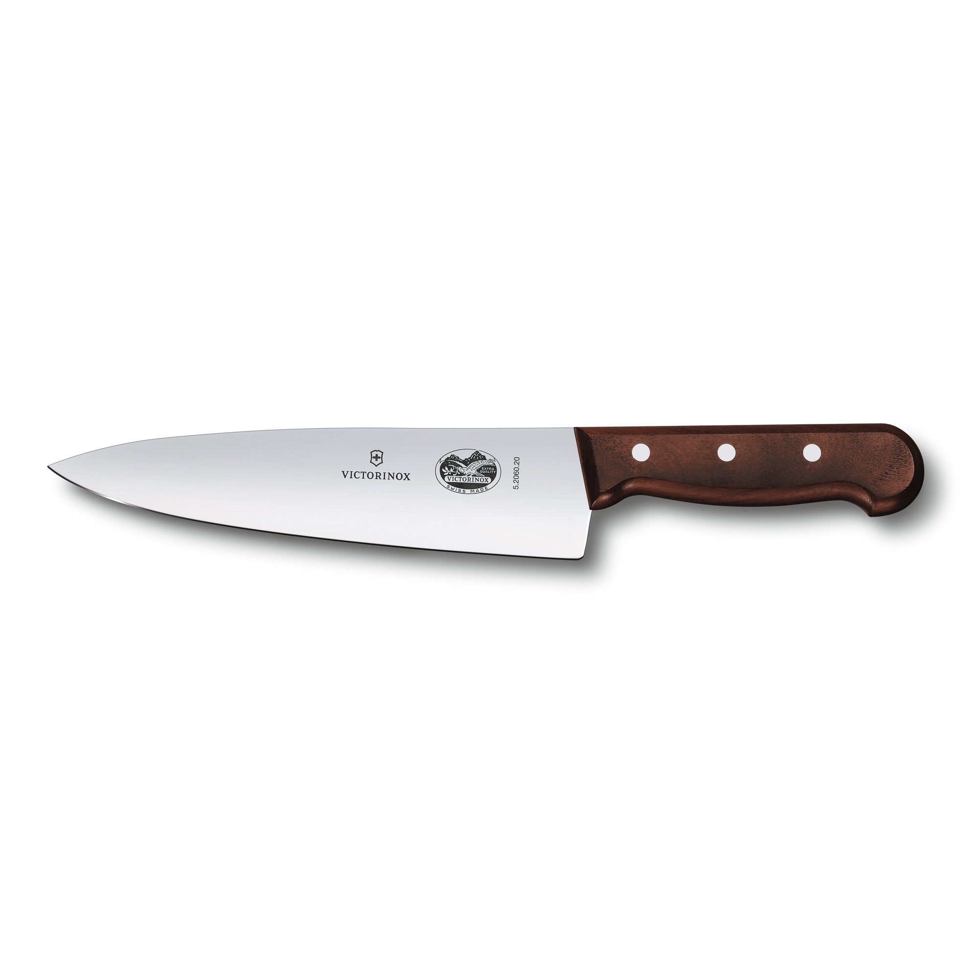 Kockkniv, 20 cm, extra högt knivblad, trähandtag