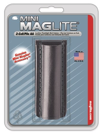 Läderhölster Mini Maglite AA i