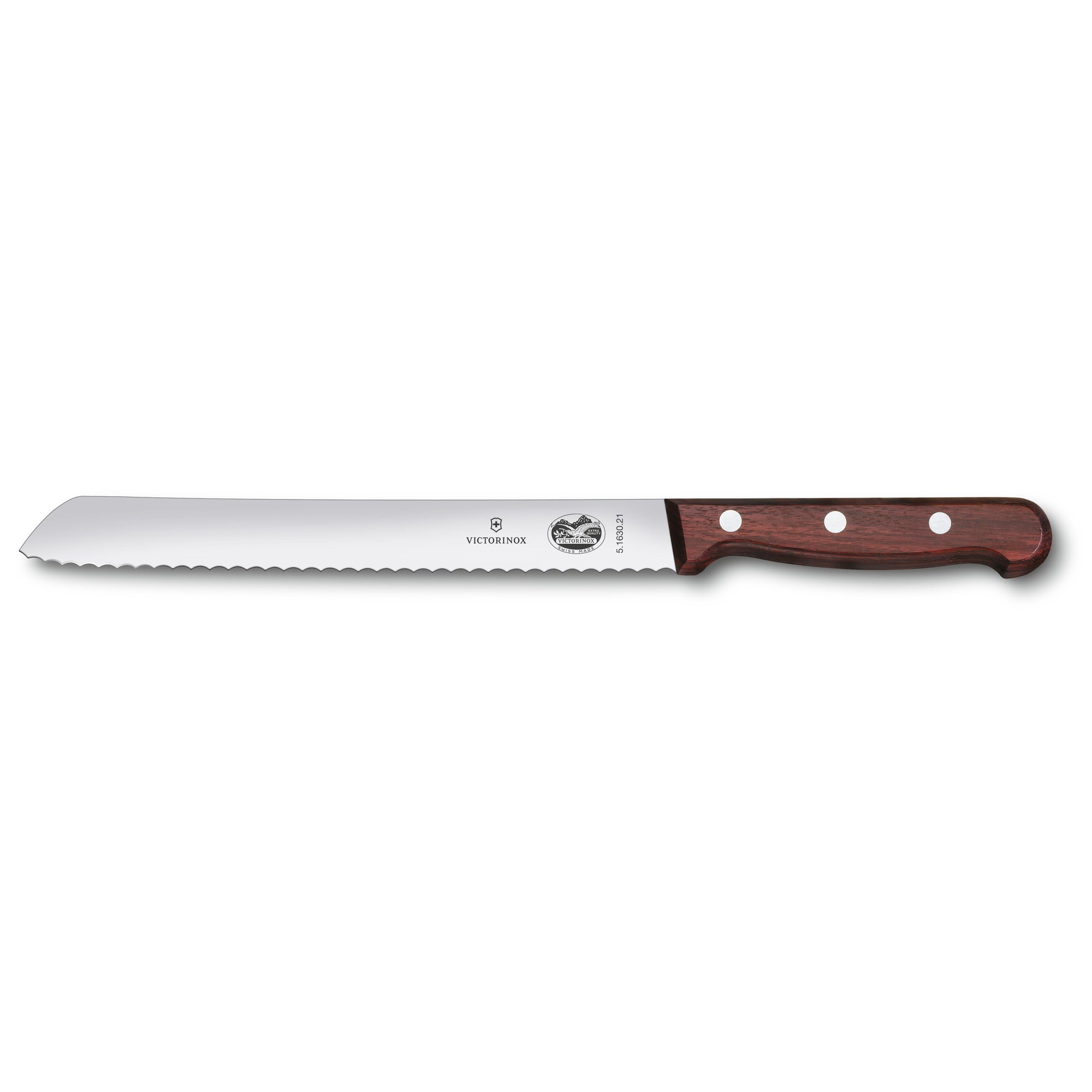 Brödkniv med trähandtag, 21 cm i ask