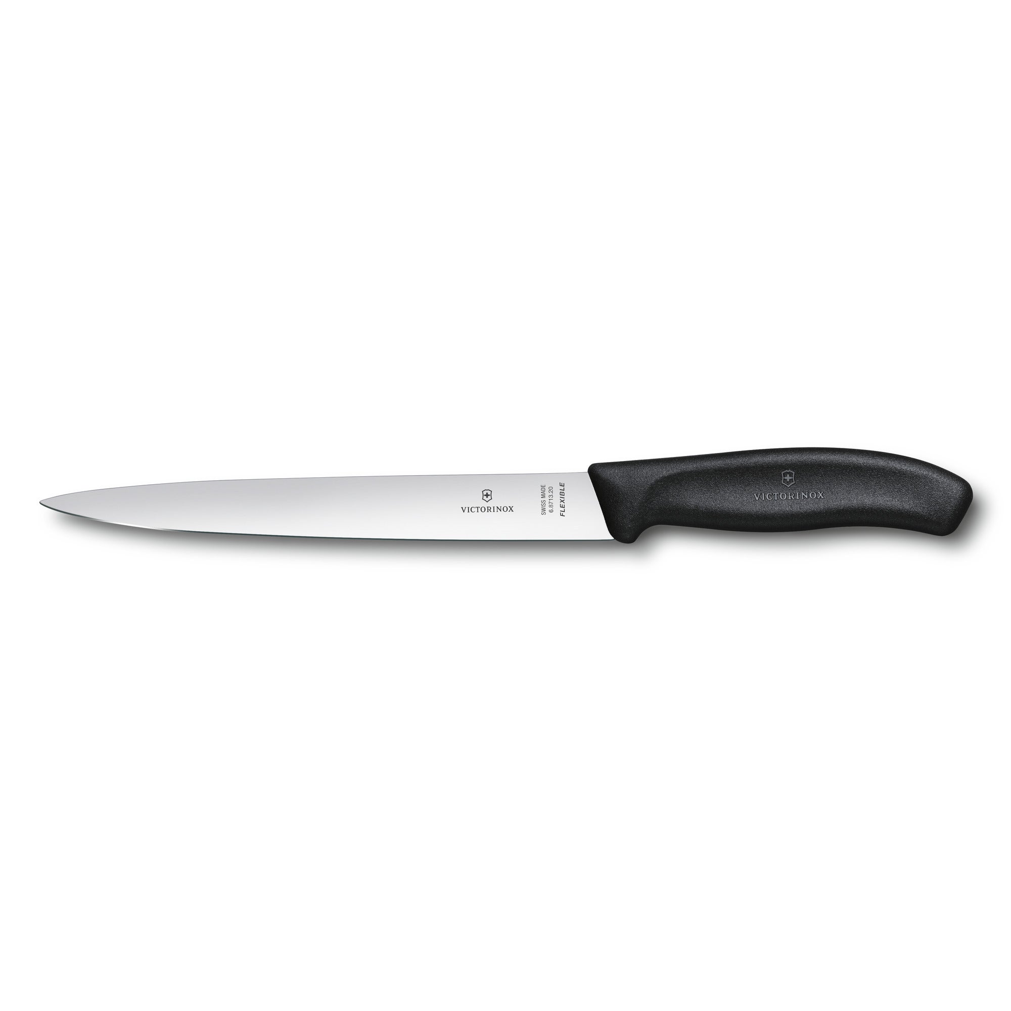 Filékniv 20 cm SwissClassic, svart blister